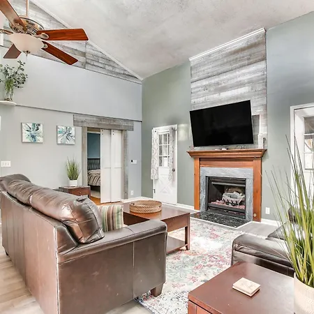 All-Season Indian Lake Home With Covered Deck!